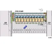 ★手数料０円★比企郡滑川町月の輪４丁目　月極駐車場（LP）